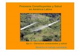 Procesos Constituyentes y Salud en América Latina€¦ · en América Latina Eje 4 – Derechos ambientales y salud Derecho al trabajo saludable.- Principio de Primordialidad de