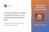El control de tabaco en México, un pendiente histórico y una … · 2020-06-01 · Conocimiento y uso del cigarro electrónico. Población de 20 años o más. México, ENSANUT 2018.
