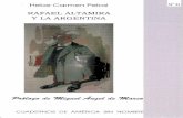 Hebe Carmen Pelosi RAFAEL ALTAMIRA Y LA ARGENTINA · hispanoamericanos y edición digital de los textos sobre el argumento» (MECD, BFF2002-01058). Los cuadernos de América sin nombre