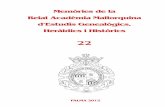 Memòries de la Reial Acadèmia Mallorquina d’Estudis ...ISSN 1885-8600 227 MRAMEGH, 22 (2012), 227-252 Rebut el dia 23 de maig de 2012. Acceptat el dia 12 de juliol de 2012. * Dedicado