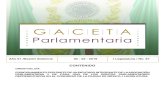 CONTENIDO · 2020-04-02 · contenido orden del dÍa. posicionamiento por parte de un diputado integrante de la asociaciÓn parlamentaria y de cada uno de los grupos parlamentarios