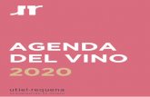 AF AGENDA VINO 2020 digital · 2020-01-17 · CONSEJO REGULADOR DENOMINACIÓN DE ORIGEN UTIEL-REQUENA Sevilla, 12. 46300 Utiel. Valencia. España T + 34 96 217 10 62