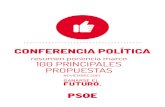 resumen ponencia marco 100 PRINCIPALES PROPUESTAScdn27.hiberus.com/uploads/documentos/2013/07/12/... · resumen ponencia marco 100 PRINCIPALES PROPUESTAS NOVIEMBRE 2013. 1 PSOE …..
