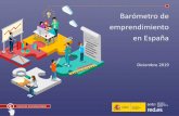 Barómetro de emprendimiento en España...Emprendimiento por sector de actividad En 2018, las iniciativas emprendedoras en España del sector orientado al consumo pierden más de 10