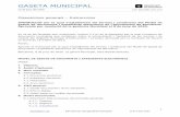 GASETA MUNICIPAL...Model de gestió de documents i expedients electrònics segueix els principis i aplica els instruments de la política de gestió documental de l'Ajuntament de Barcelona.
