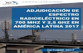 5G Americas - Adjudicación de espectro radioeléctrico en ... · 5 5G Americas - Adjudicación de espectro radioeléctrico en 700 MHz en América Latina – junio de 2017 entre los