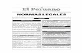 Publicacion Oficial - Diario Oficial El Peruano · AG, Reglamento de Inocuidad Agroalimentaria, señala como objetivo establecer disposiciones para garantizar la inocuidad de los