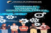programa de liderazgo e INNOVACIÓN PÚBLICA · 2020-04-28 · Liderazgo e Innovación Pública PLIP 2.0. METODOLOGÍA El programa combina diferentes técnicas de aprendizaje, principalmente