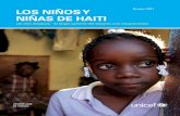 Enero 2011 LOS NIÑOS Y · “A lo largo del último año, el pueblo de Haití se ha enfrentado a de-safíos abrumadores, desde el devastador terremoto que se cobró cien-tos de miles