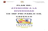 PLAN DE: ATENCIÓN A LA DIVERSIDAD CE INF-PRI PABLO GIL … · 2018-02-15 · El Plan de Atención a la Diversidad ha sido creado por el equipo directivo del centro, al ... tolerancia