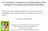 72º Congreso Argentino de Bioquímica ... - La asociación · Pesquisa Neonatal de Leucinosis (Enfermedad de la orina con olor a Jarabe de Arce – MSUD) Defecto del metabolismo