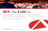 Achilles Connect: “Encuentro de Compradores - Lima, Perú”...Achilles Connect Lima - Perú: Encuentro de Compra-Achilles Connect – Encuentro de Compradores Lima, Perú, es un