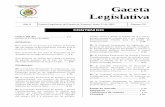 Gaceta Legislativaweb.segobver.gob.mx/juridico/pdf_legis/Dictamen63.pdf · 2019-01-23 · Gaceta Legislativa Año II Palacio Legislativo del Estado de Veracruz, enero 31 de 2002 Número
