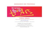 bArs 2015 - comedia.cat · De l’11 al 14 de juny 2015 Convent dels Àngels [Plaça dels Àngels, 7. Barcelona] COMEDIA. Comunicació & mèdia sl Ana Sánchez / Aloma Vilamala Bertran