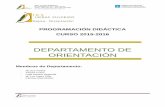 DEPARTAMENTO DE ORIENTACIÓN 2020-06-22 · servicios de Orientación Educativa e Profesional na Comunidade autónoma de Galicia. 1. Actuacións relacionadas coa inclusión e a diversidade
