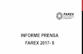 INFORME PRENSA FAREX 2017-8 · PUBLIMETRO. EL ESPECTADOR . EL TIEMPO. TE LO CUENTO YA . EL FILTRO . REVISTA WHATS UP . REVISTA DONDE . PORTAL FERIAS . 10 TIMES . EXTRA. HSB NOTICIAS