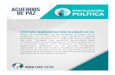 Acuerdo Final - farc-ep.co · Acuerdo Final 24.08.2016 Página 30 de 297 2. Participación política: Apertura democrática para construir la paz El Gobierno Nacional y las FARC-EP