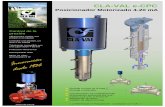 Posicionador Motorizado 4-20 mA - Cla- Val€¦ · El posicionador hidráulico recibe una señal (4-20 mA) emitida por un captador a través de un sistema de supervisión del tipo