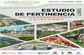 LIBRO DE ESTUDIO DE PERTINENCIA DE - UFPSO€¦ · Catatumbo encuestada. 80 Ilustración 10 Análisis geográfico zona del Catatumbo 86 Ilustración 11 Área sembrada, producción