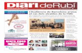 Diari de Rubí - IMPRÈS EN PAPER ECOLÒGIC 100% RECICLAT L’Audiència de Barcelona arxiva el cas dels alcaldes de … número 1 de Sabadell va obrir una peça separada del cas Mercuri