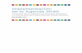 Implementación de la Agenda 2030 - Argentina · • Iden ﬁcación de polí cas y planes ins tucionales ejecutados por los dis ntos organismos para el logro de los ODS. 3. A través