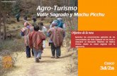 Aprender los conocimientos agrícolas de las …...Objetivo de la ruta Aprender los conocimientos agrícolas de las comunidades del Valle Sagrado de los incas y descubrir el Santuario