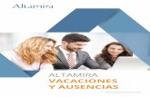 ALTAMIRA · tienen formación y experiencia en los procesos de gestión de Recursos Humanos. NUESTROS PRODUCTOS Altamira ofrece una suite de productos software para la gestión de