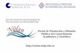Universidad Nacional de Mar del Plata · Transporte turístico: procura el mayor y mejor aprovechamiento del tiempo libre, mientras que el transporte publico proporciona conductos