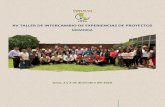 XV TALLER DE INTERCAMBIO DE EXPERIENCIAS DE PROYECTOS · Proyecto “Fortalecimiento de las capacidades productivas de los comuneros y comuneras Ashánincas para manejar cultivos