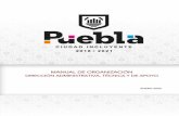 MANUAL DE ORGANIZACIÓN - Pueblagobiernoabierto.pueblacapital.gob.mx/transparencia_file/secad/2017/… · Ley Federal del Trabajo Diario Oficial de la Federación, 01 de abril de