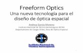 La óptica de forma libre (freeform optics): Una nueva ... · • La óptica freeform es una nueva tecnología que ha crecido exponencialmente en los últimos años gracias a avances