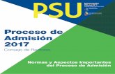 Normas y aspectos importantes - Colegio Santo Domingo · PSU Normas y Aspectos Importantes de Admisión - 3 ASPECTOS GENERALES DEL PROCESO DE ADMISIÓN 1 - INTRODUCCIÓN El Consejo