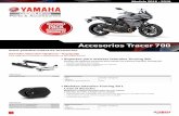 Accesorios Tracer 700 - Yamaha Motor...• Disponibles en varios colores a juego con la unidad • Se venden por lateral Referencia: BC6-F84B8-10-00 362,00 € Especificaciones: Tipo