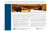Folleto Reforma Laboral - IESIDECURSO DE ESPECIALIZACIÓN EN REFORMA LABORAL Fecha y Lugar de Impartición Vigo y La Coruña Se realizarán dos ediciones del programa en Vigo y La