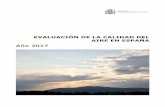 EVALUACIÓN DE LA CALIDAD DEL AIRE EN ESPAÑA Año 2017€¦ · Evaluación de la calidad del aire en España 2017 3 123 123 126 120 114 130 129 75 94 110 20 33 34 76 76 76 76 12