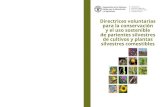 Directrices voluntarias para la conservación a nivel nacional de … · 2019-02-18 · especies silvestres afines a las plantas cultivadas y plantas silvestres comestibles (en adelante,