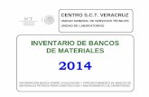 INVENTARIO DE BANCOS DE MATERIALES 2014 - Gob€¦ · inventario de bancos de materiales 2014 (informaciÓn bÁsica sobre localizaciÓn y aprovechamiento de bancos de materiales pÉtreos