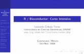 R / Bioconductor: Curso Intensivolcolladotor.github.io/courses/Courses/R/lectures/intro/clase.pdf · 1 Creen el vector simpsons con los nombres de los 5 protagonistas de los Simpons