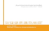 Junioremprendeculturaemprendedora.extremaduraempresarial.es/wp-content/upload… · enlaza a los blogs, webs o RRSS creadas por los participantes. 8 alumnado de PTVA El Huerto rico