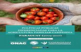 COPROFAMPOLÍTICAS PÚBLICAS DIFERENCIADAS PARA LA AGRICULTURA FAMILIAR CAMPESINA EN EL PARAGUAY, 2004-2017 © 2019 Confederación de Organizaciones de Productores Familiares ...