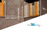 RESUMEN Sistemas para fachadas · 2020-05-19 · Sistemas para fachadas - Tejas elZinc® | 5 Las tejas prefabricadas elZinc® son adecuadas para revestimientos de fachadas y para