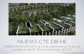 NUEVO CTE DB HE - Arquitectos de Cádiz...Daniel Mompeón Martín - asesor técnico COA de Cádiz email: asesortecnico@arquitectosdecadiz.com NUEVO CTE DB HE ORDEN FOM/1635/2013, de