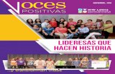 NOVIEMBRE, 2018 oces POSITIVAS - ICW Latinaicwlatina.org/wp-content/uploads/2018/12/Voces-Positivas-Nov-201… · Como red logramos visibilizar a las mujeres con VIH en espacios internacionales