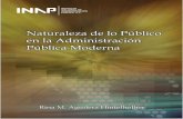 INAP MX · ISBN: 978-607-9026-24-0 La Naturaleza de lo Público en la Administración Pública Moderna Derechos reservados conforme a la Ley Primera edición: 2012