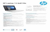 HP Laptop 14-bs013la - IT SOLUCIONES VENTA DE COMPUTADORAS … · 2017-09-04 · HP Laptop 14-bs013la (1) No todos los recursos están disponibles en todas las ediciones o versiones