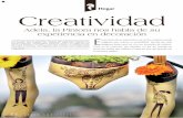 Hogar Creatividad - lapintorademacetas.com€¦ · Creatividad Adela, la Pintora nos habla de su experiencia en decoración FOTOS: La Pintora de macetas. CREAR AMBIENTESCREAR AMBIENTES