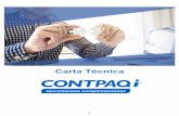 Carta Técnica CONTPAQi® Herramientas Complementarias 3.2...CONTPAQi® Herramientas complementarias 3.2.0 Versión: 3.2.0 Liberación: 15 de marzo de 2017 20180307 Sistema Versión