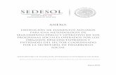 Enero 2015 - Sedesol · Página 4 de 38 II. Antecedentes Diversos programas de la Secretaría de Desarrollo Social (Sedesol) han incluido en sus Reglas de Operación (ROP) elementos