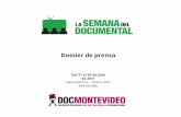 Dossier de prensa 2017 - docmontevideo.com · Premio Especial del Jurado- 49º Festival de Cine de Brasilia, Mejor Documental Brasileño - 40º Festival Internacional de Cine de São