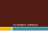LA NORMA JURÍDICA · Proposición y Norma M.Sc. Viviana Vega 19/05/2020 25 La norma es una proposición. Una proposición normativa Proposición: conjunto de palabras que tienen